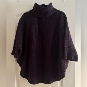 Lou & Grey Women's Purple Turtleneck Sweater